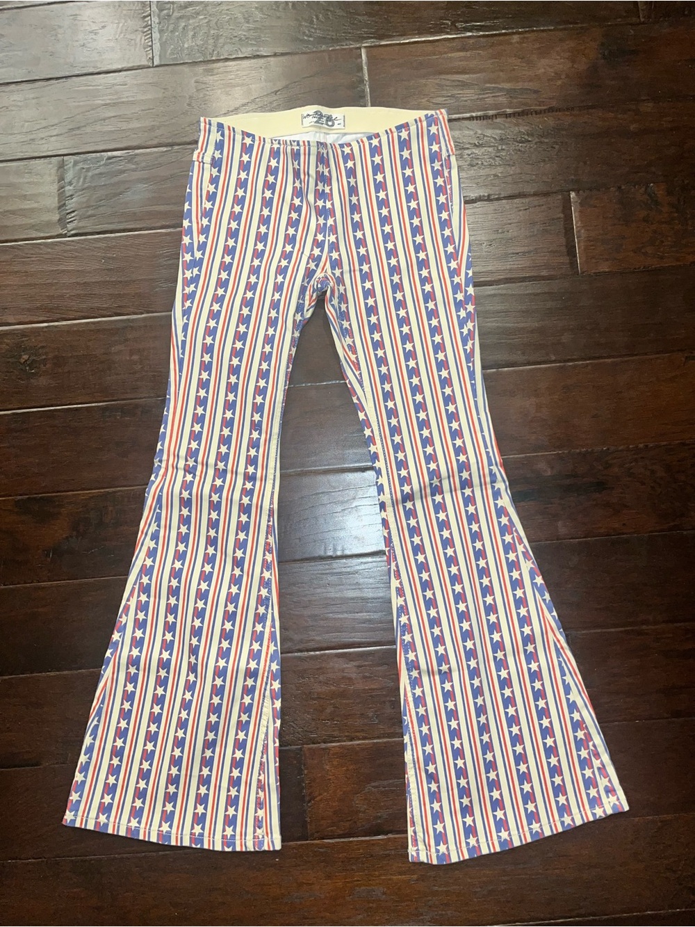 Free People Stars & Stripes Flares
